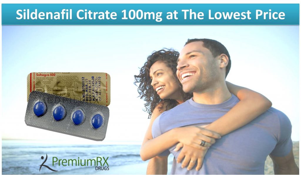 Sildenafil Citrate 100mg at The Lowest Price