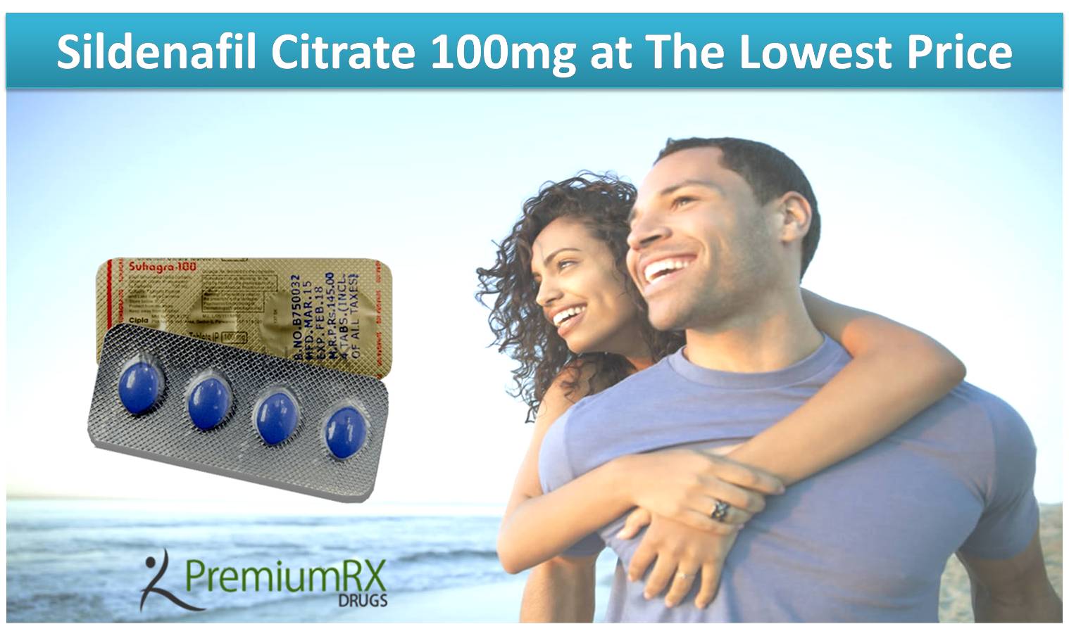 Sildenafil Citrate 100mg at The Lowest Price