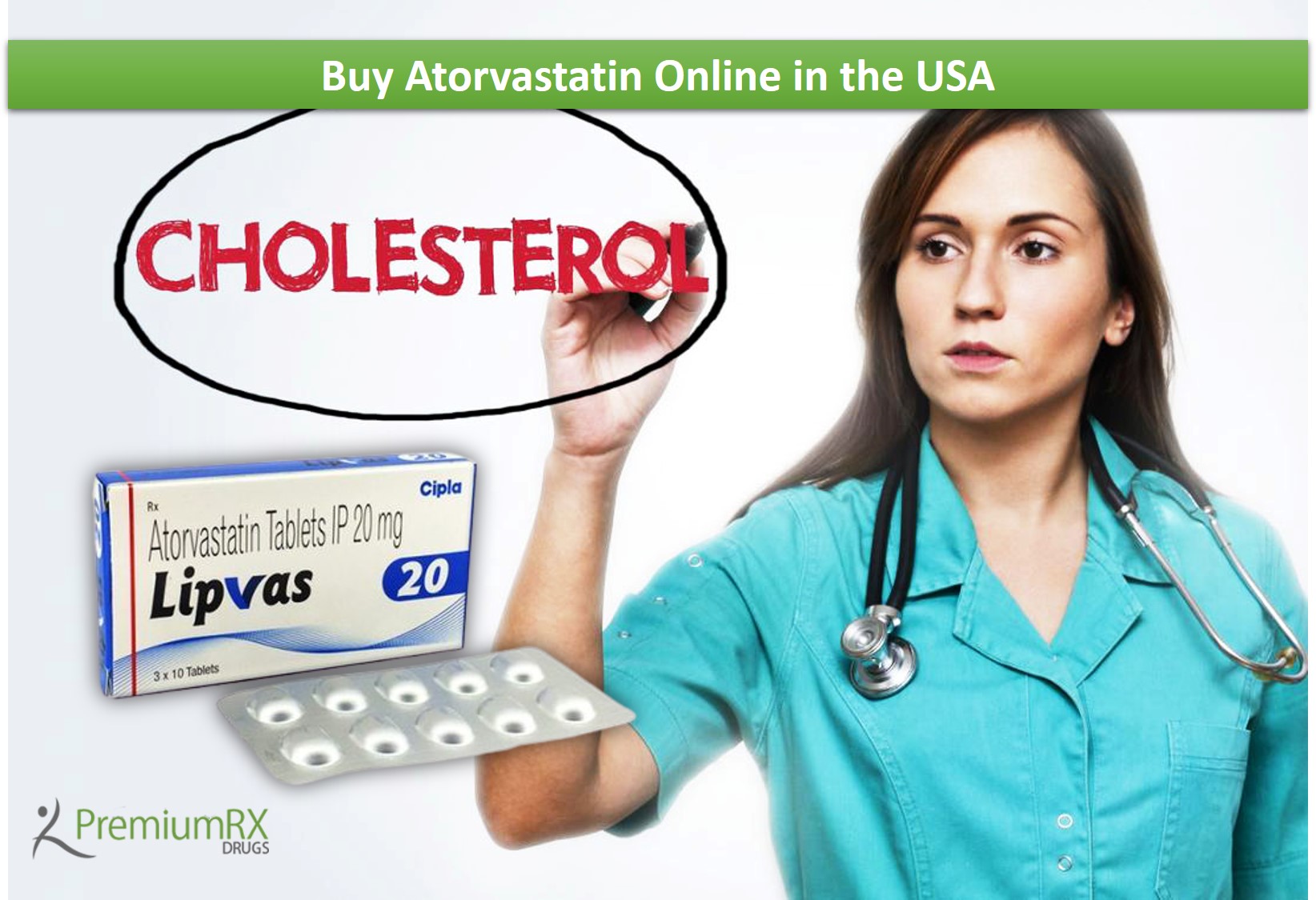 Buy Atorvastatin 80 mg Tablet Online in the USA