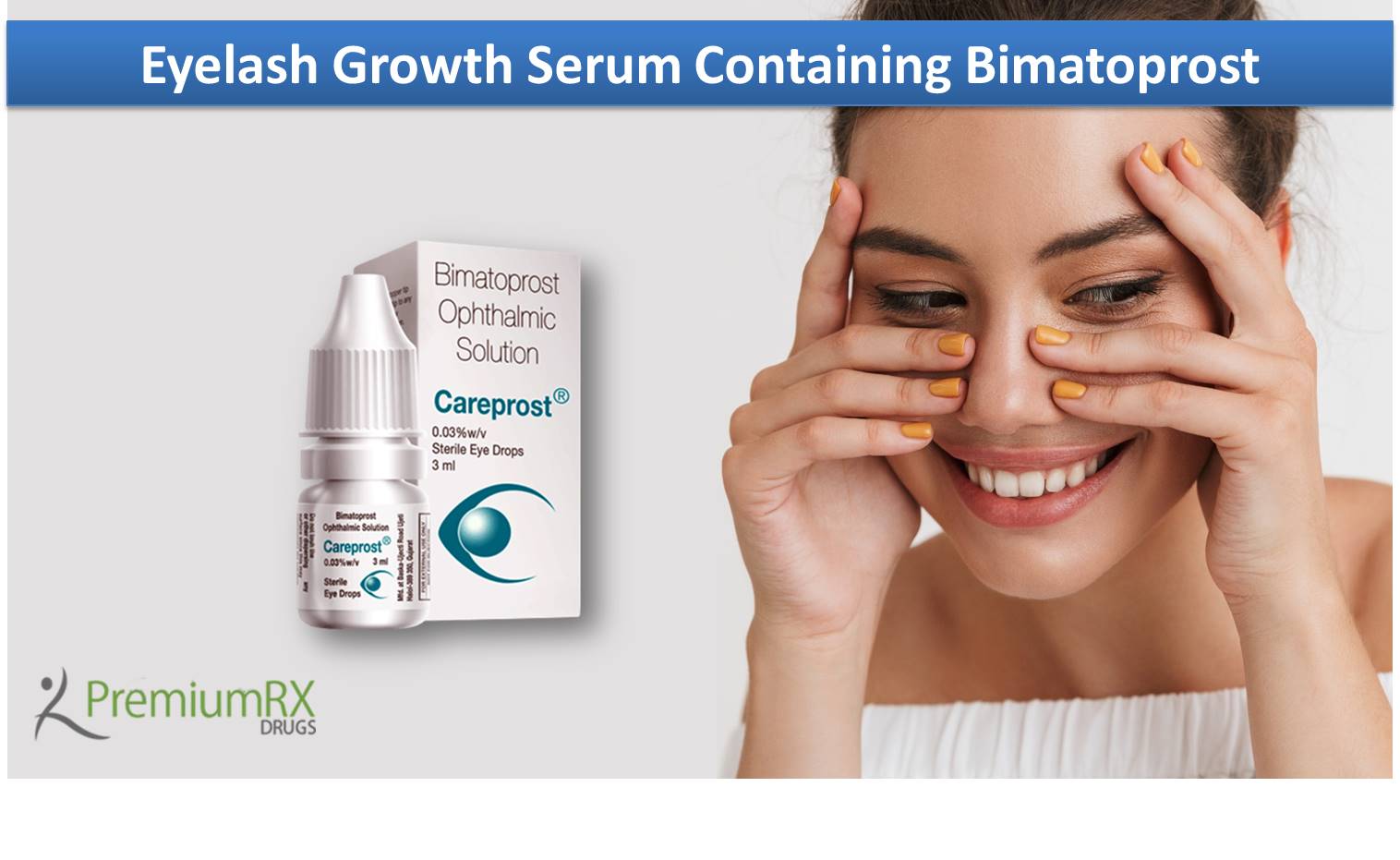 Eyelash Growth Serum Containing Bimatoprost