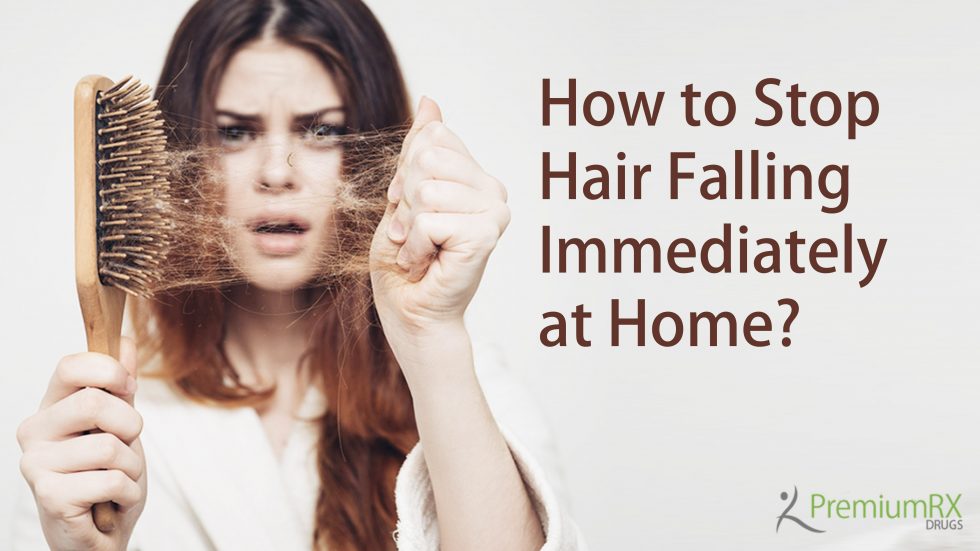 How to stop hair falling immediately at home for females? PremiumRx Online Pharmacy