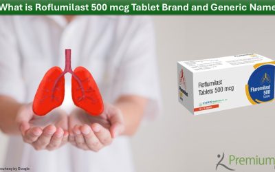 What is roflumilast 500 mcg tablet brand and generic name