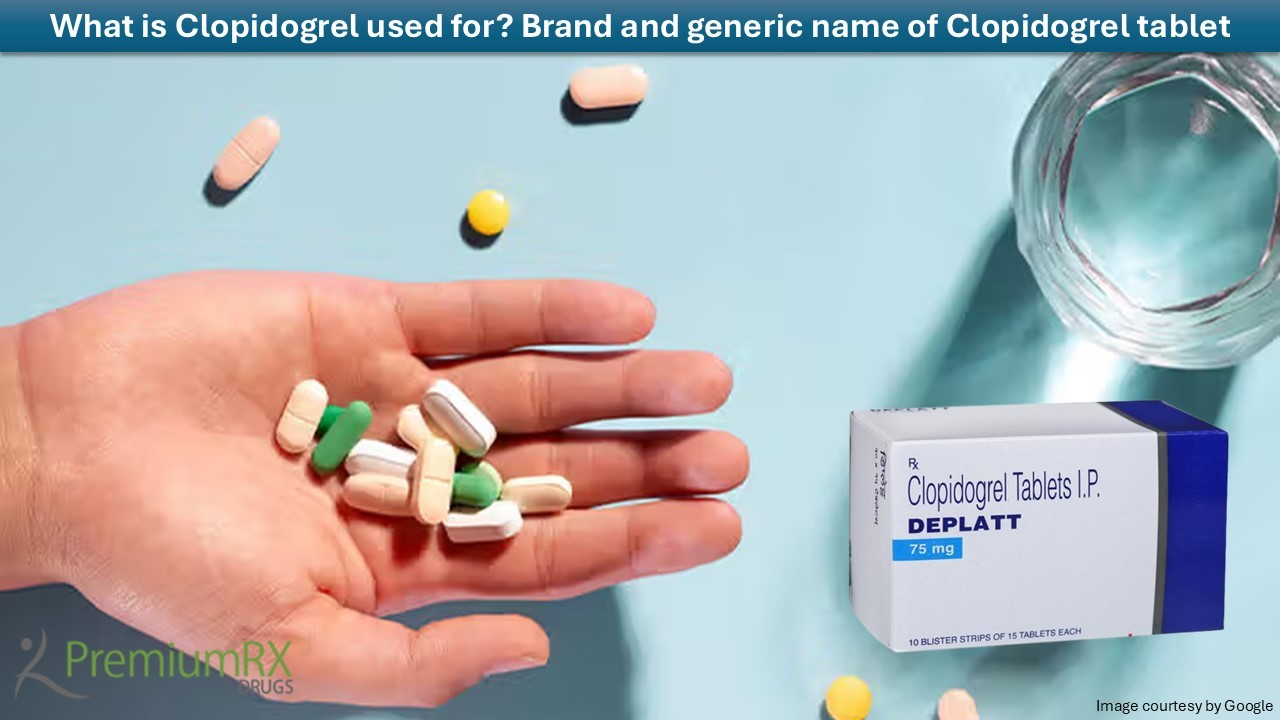Clopidogrel is used to prevent heart attacks and strokes in persons with heart disease