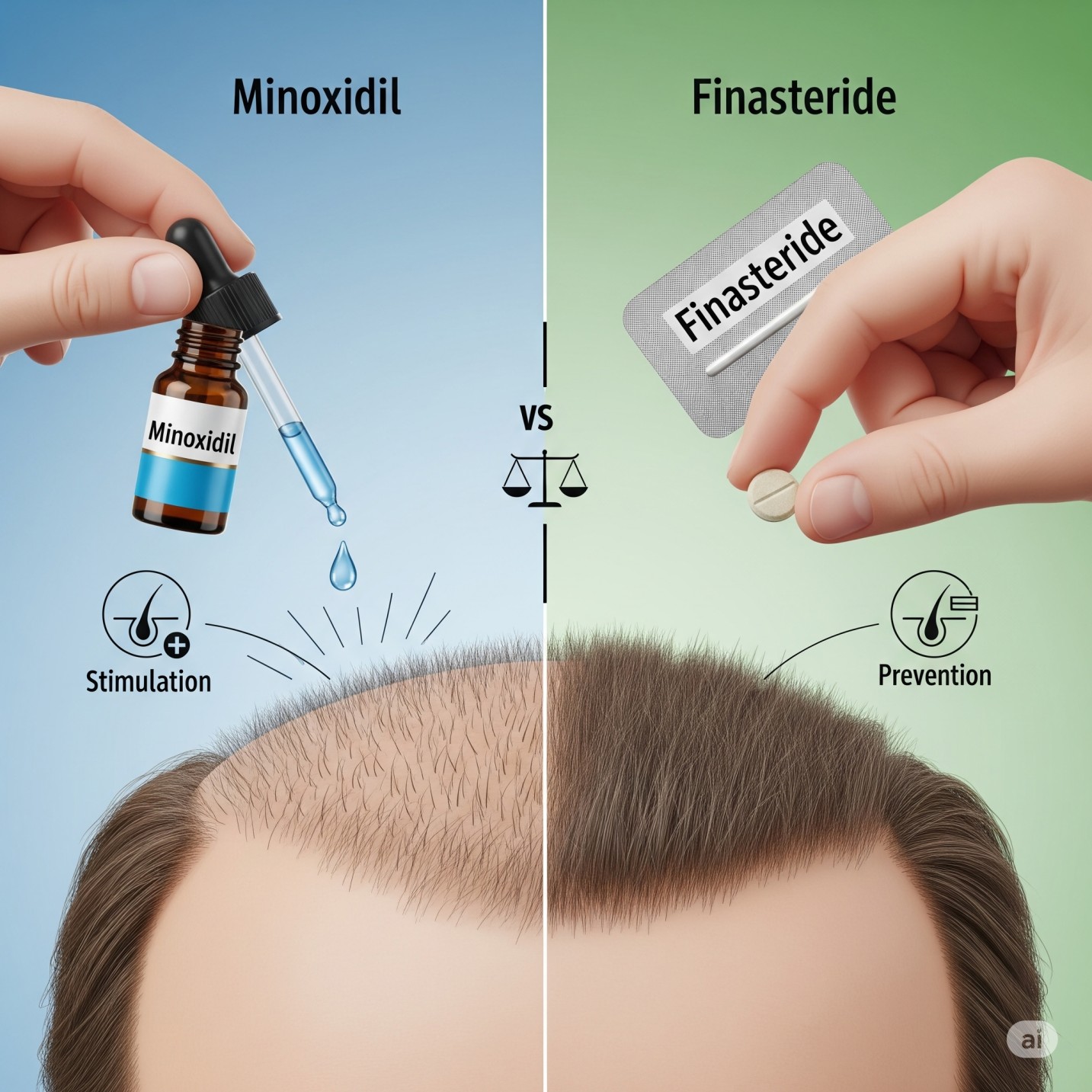 Minoxidil vs Finasteride 1mg: Which Works Better?