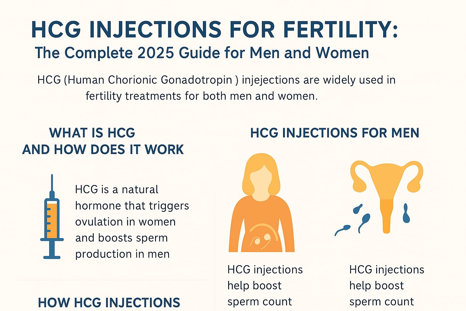 HCG Injections for Fertility: The Complete 2025 Guide for Men and Women