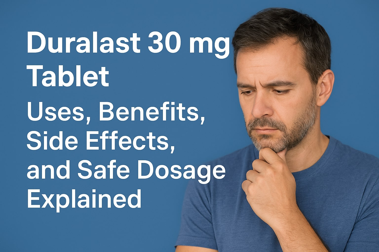 duralast 30mg tabs for man PE