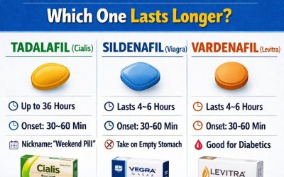 Tadalafil vs Sildenafil vs Vardenafil: Which One Lasts Longer?