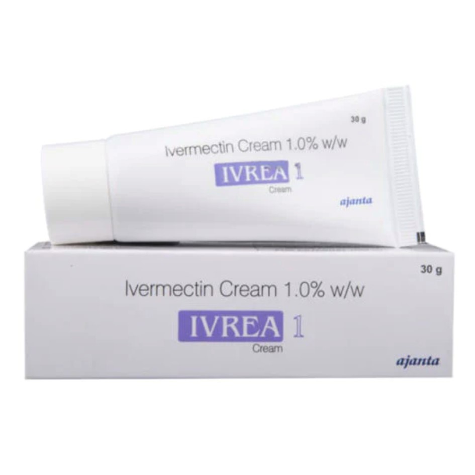 Comparison of Ivrea 1% Cream (Ivermectin) vs Metronidazole Cream for treating rosacea, skin inflammation, and related skin conditions.