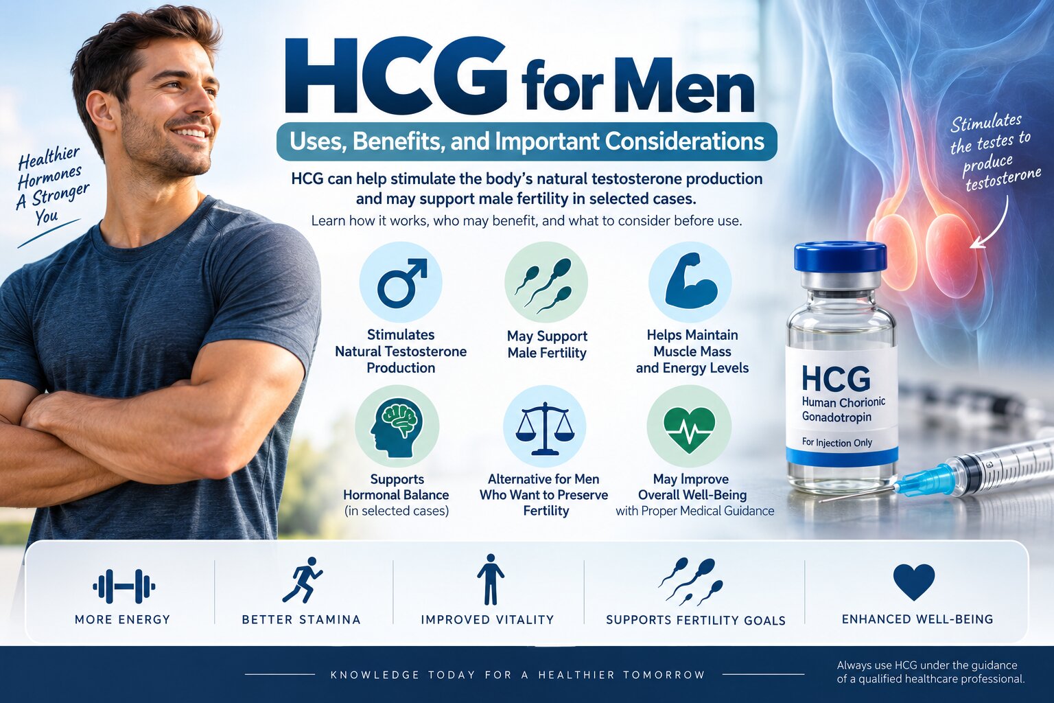 HCG for Men – Uses, Benefits and Important Considerations HCG for Men – Uses, Benefits and Important Considerations