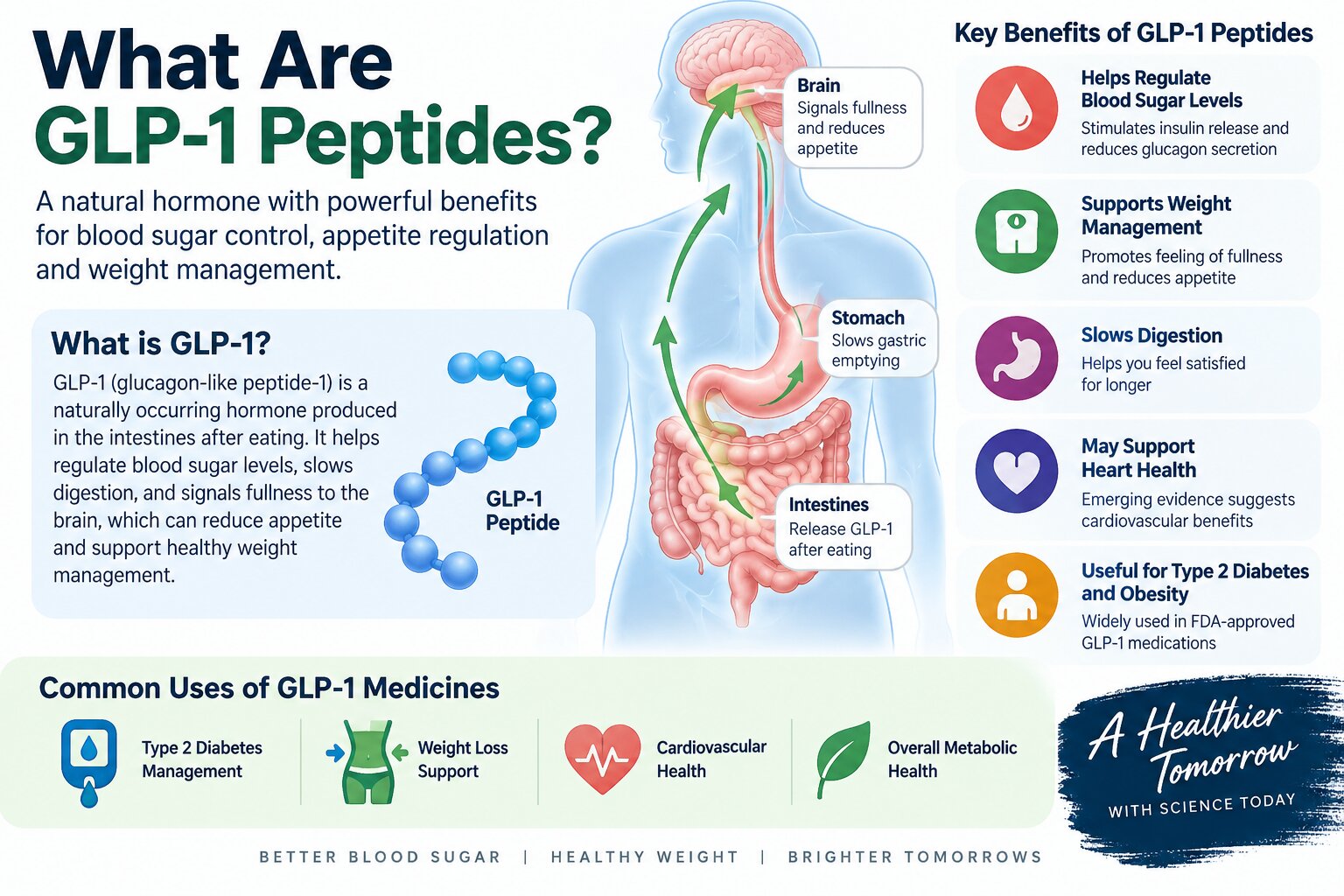 what is GLP pepetide What Are GLP-1 Peptides? Uses, Benefits & How They Work