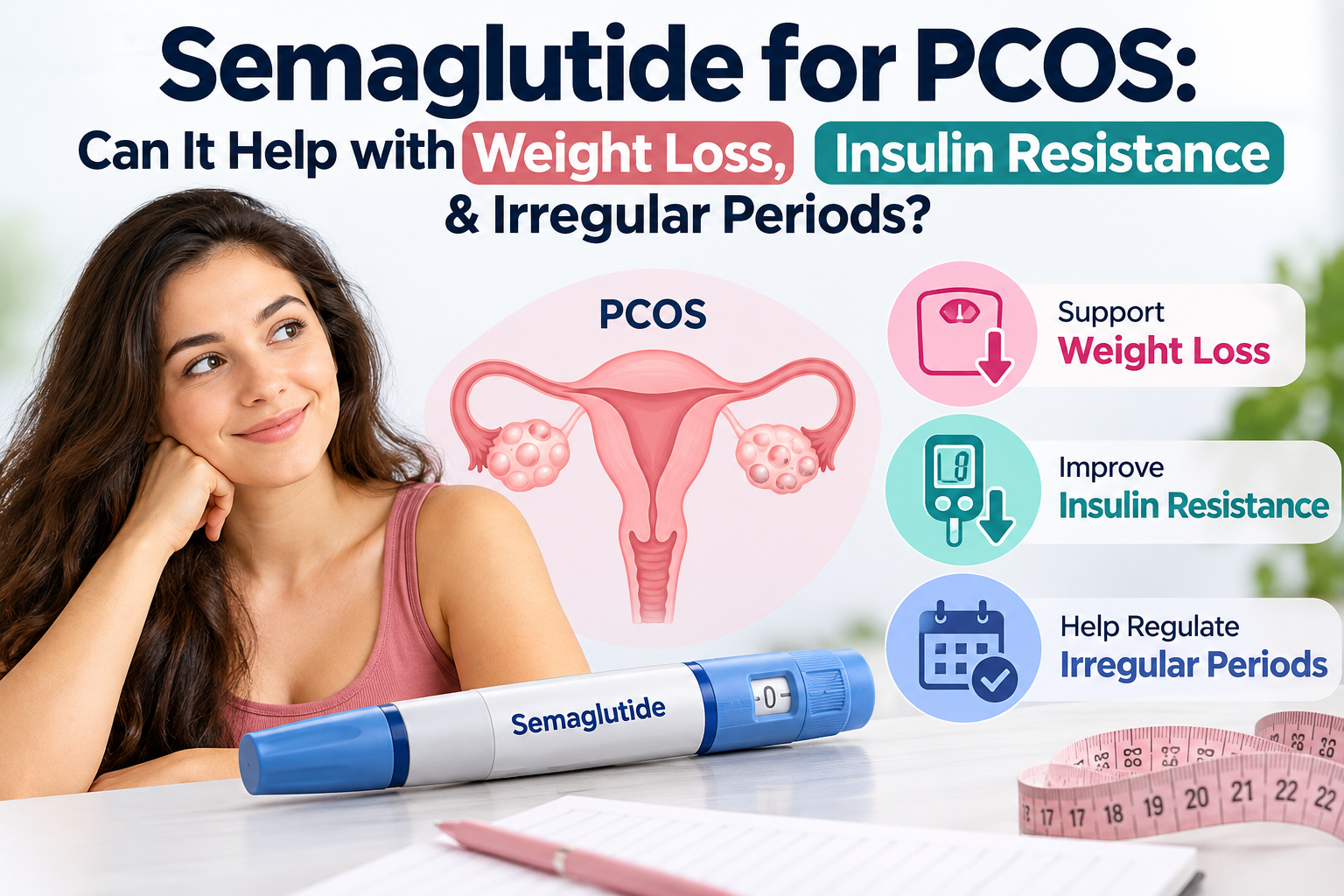 Semaglutide for PCOS: Weight Loss, Insulin Resistance & Periods