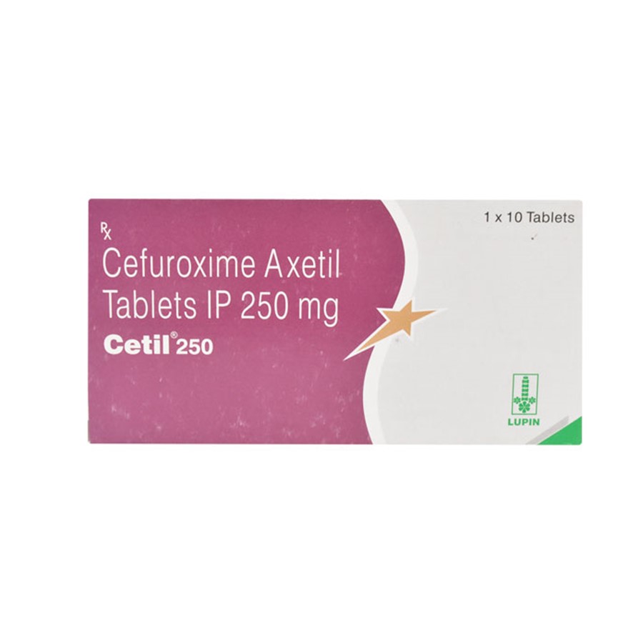 Cetil 250mg 10 tablet pack
