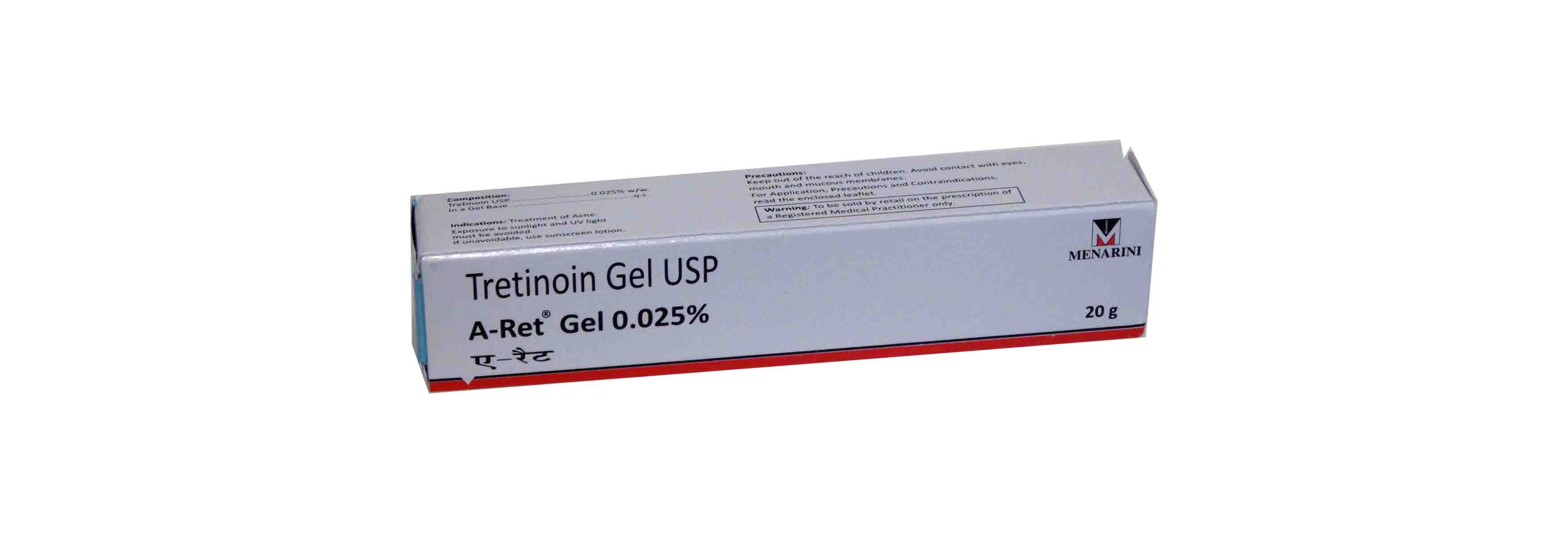 A Ret Gel 0.025% Online at affordable price