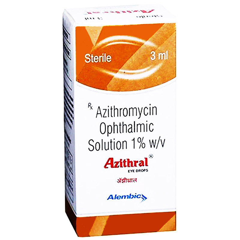 Azithral Eye Drops 0.1% (3ml) Azithral Eye Drops 0.1% (3ml)