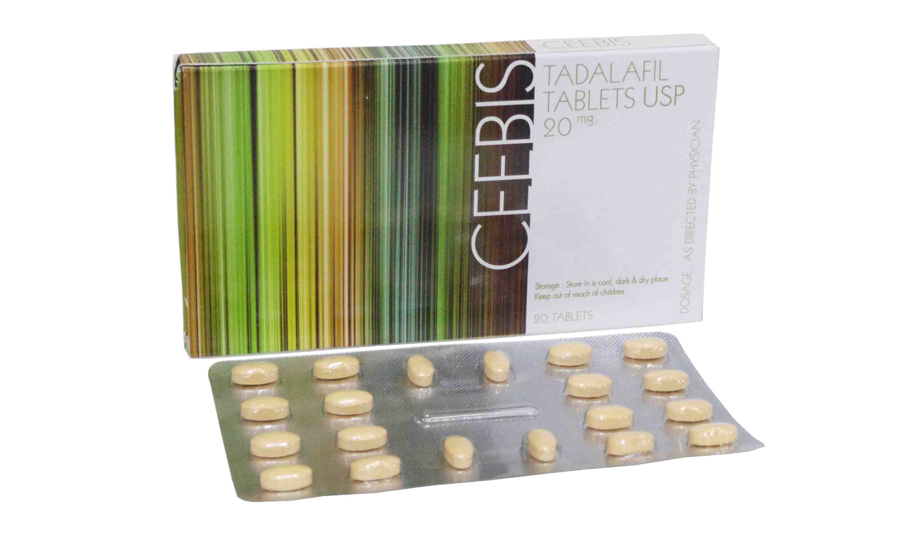 Ceebis 20mg tadalafil tablets blister pack – Cialis alternative for erectile dysfunction in UK & Australia
