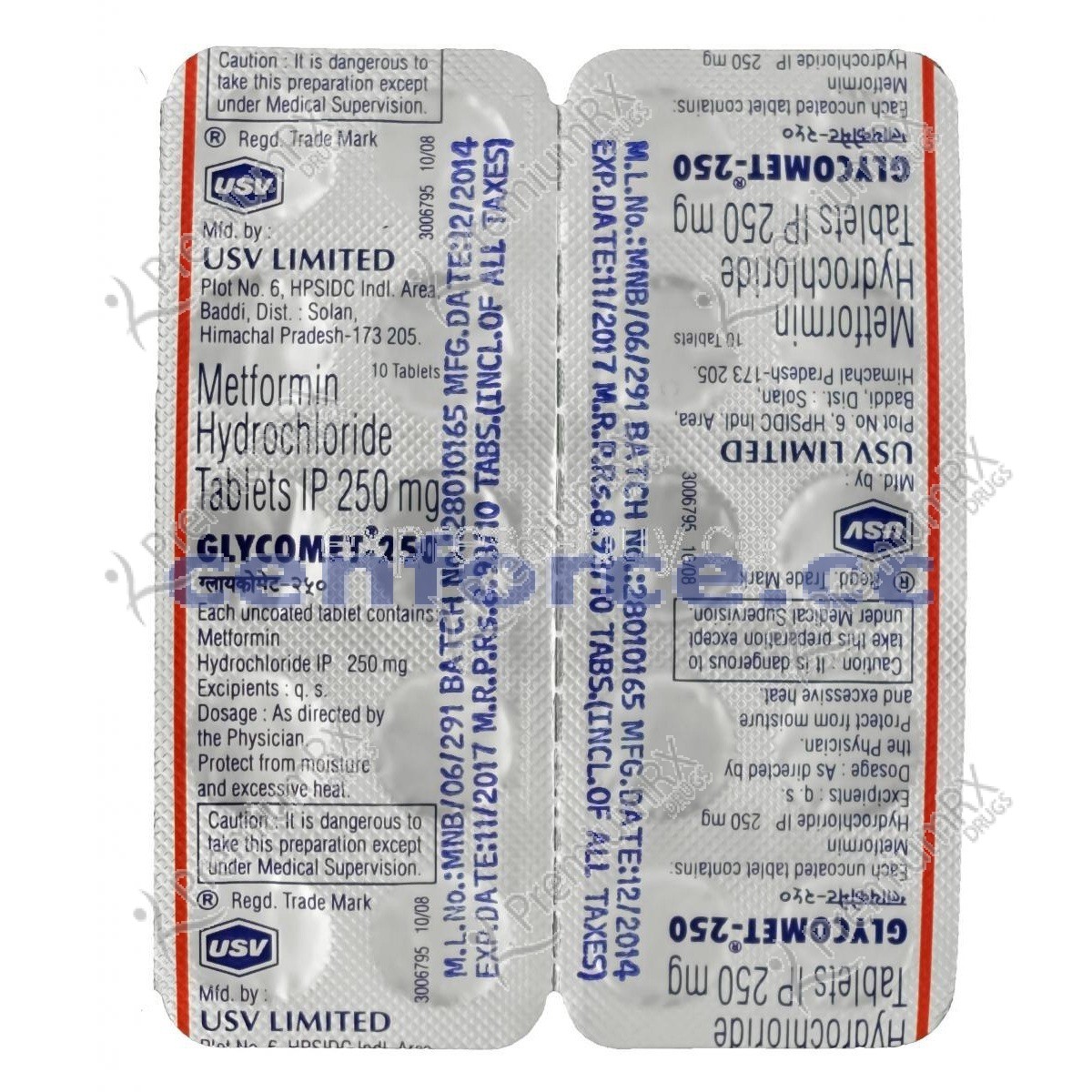 Glycomet Sr 500 Mg For Pcos