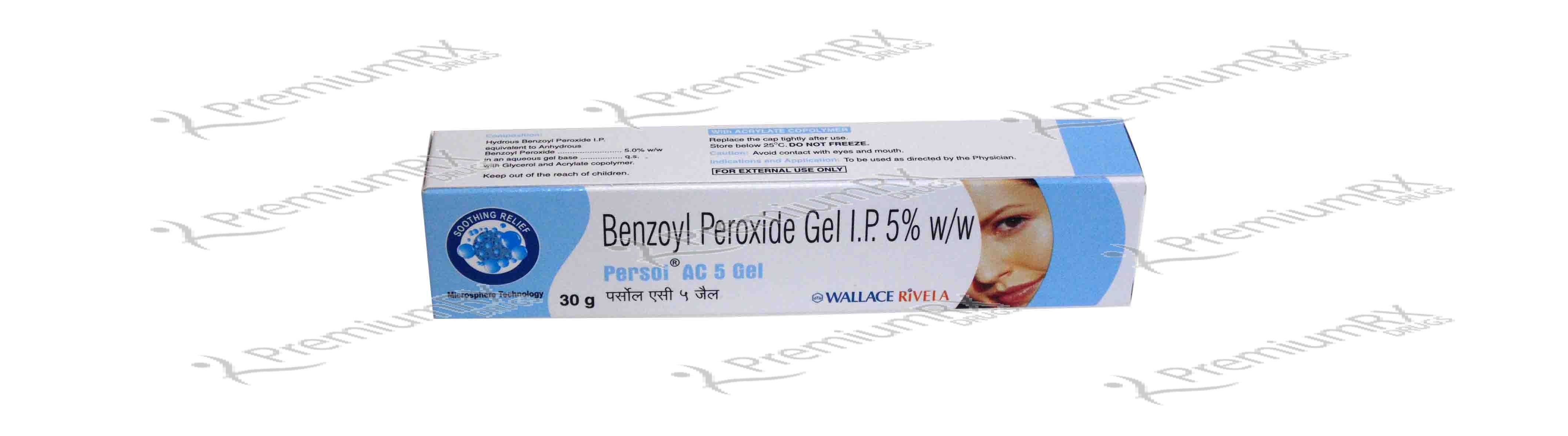 Persol 5 Gel Persol Gel Benzoyl Peroxide Gel 5