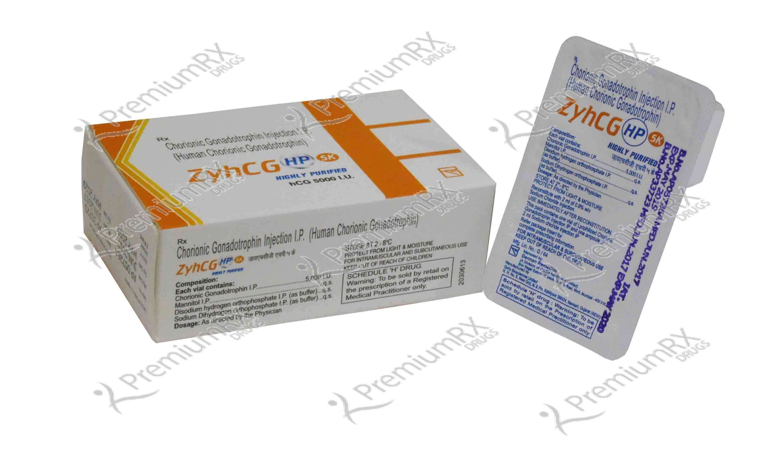 Hcg 5000 Iu Zyhcg Hp 5000 I U Hcg 5000 Iu Injection