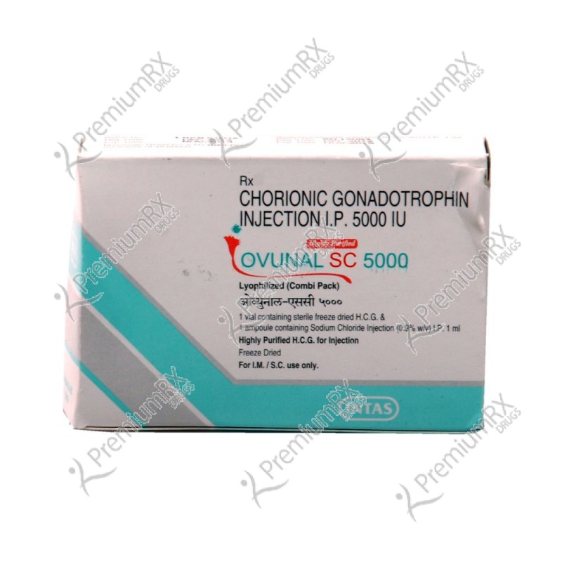 Ovunal Sc 5000 Human Chorionic Gonadotropin Online At Lowest Price