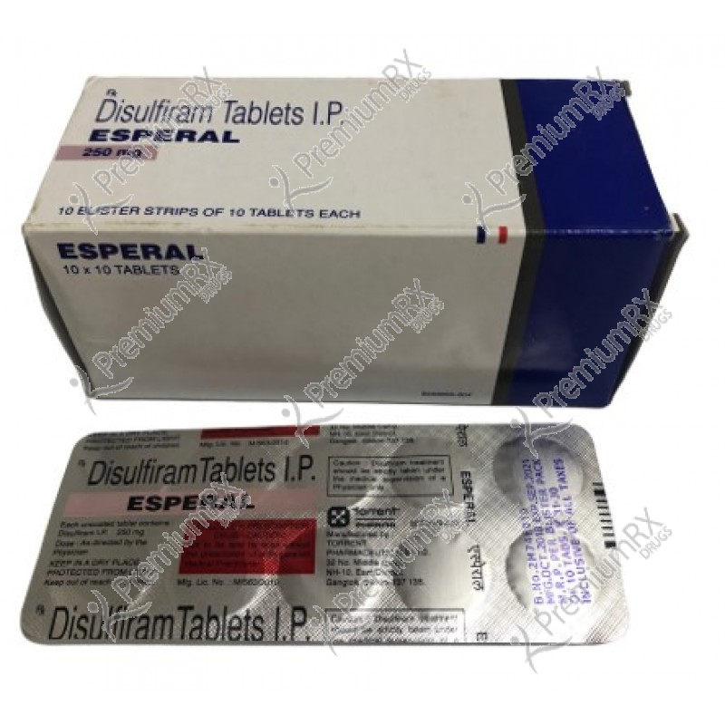 Disulfiram De 250 Mg