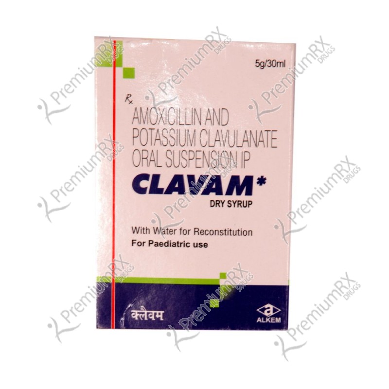 SEARCH AND BUY THIS PRODUCT Clavam Dry Syrup 30ml (Amoxicillin + Clavulanate potassium