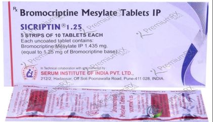 Sicriptin 1.25 mg