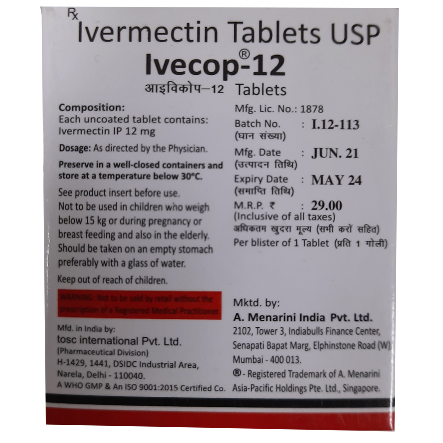 Ivecop 12 mg