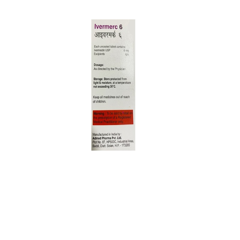  Ivermerc 6mg (Ivermectin) online | Parasitic Care