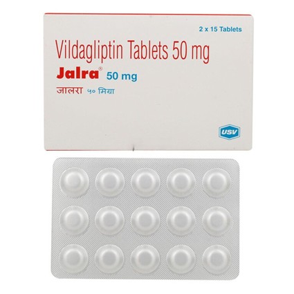 Jalra 50mg Tablet (Vildagliptin) – DPP-4 Inhibitor for Type 2 Diabetes Control