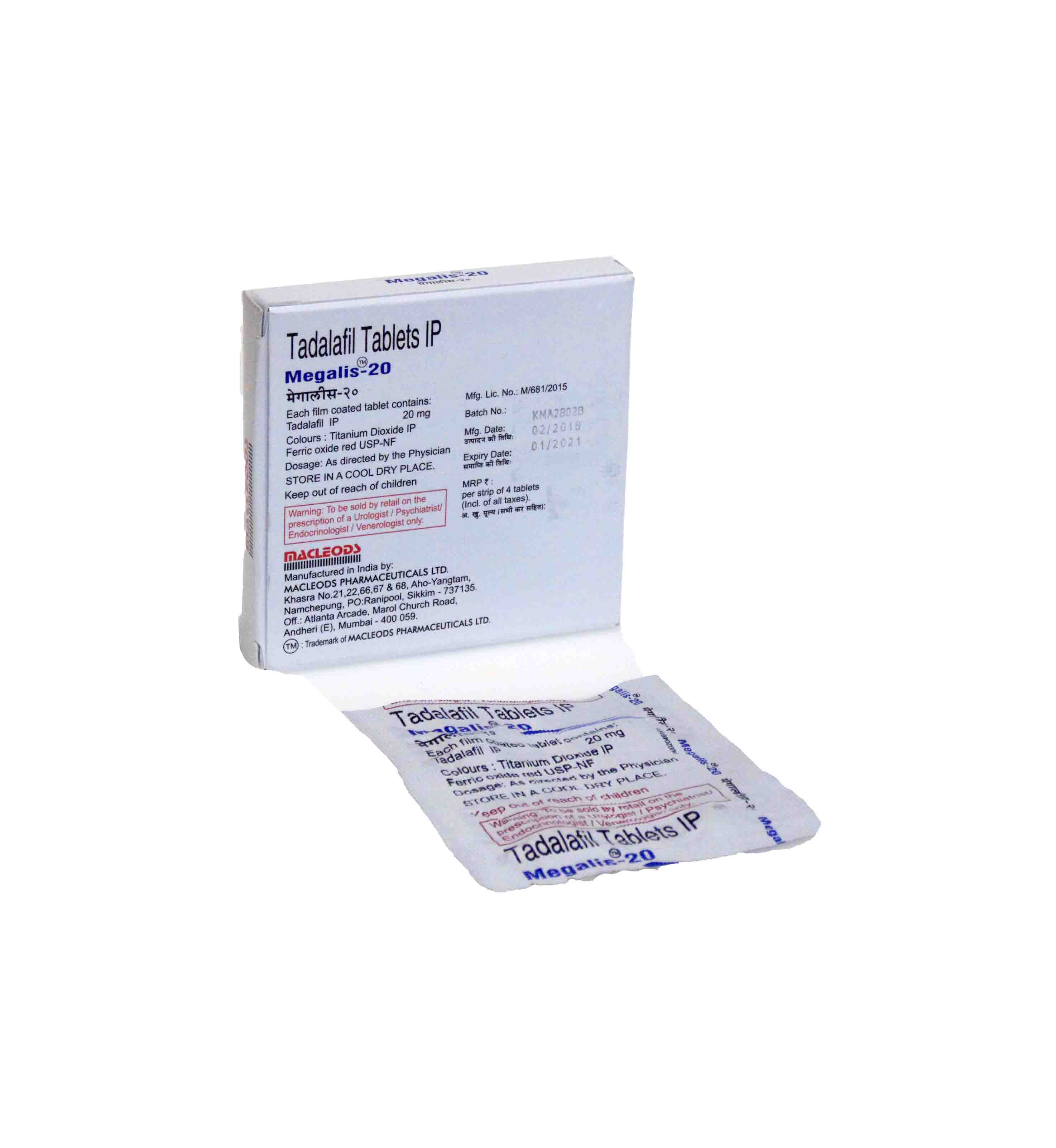 Megalis 20mg