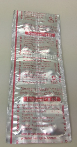 Olmezest-H 40/12.5mg Olmezest-H 40/12.5mg