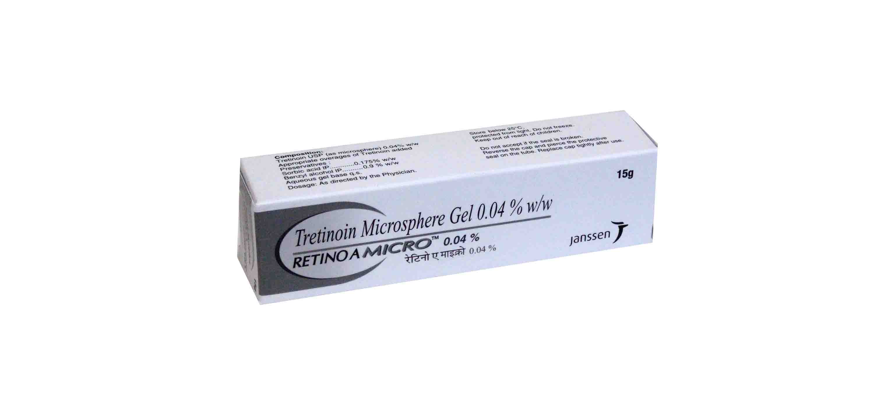 Retino A Micro 0.04% Gel 15mg pack